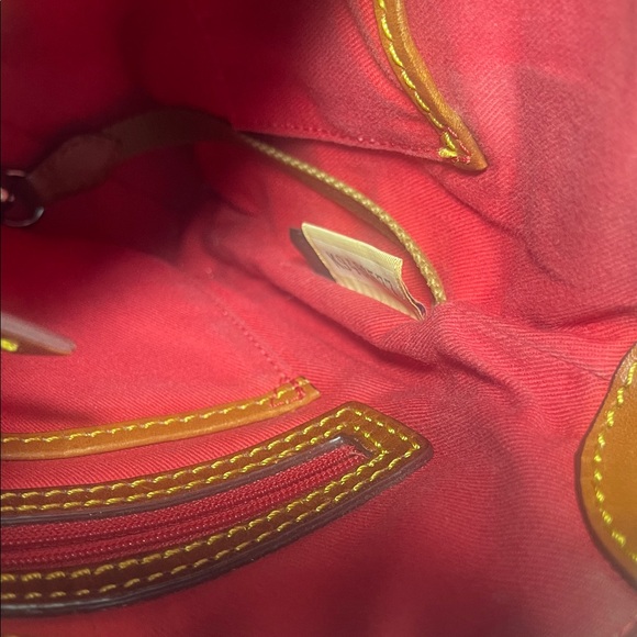 Dooney & Bourke Black and Gold Monogram Shoulder Bag - Picture 7 of 7